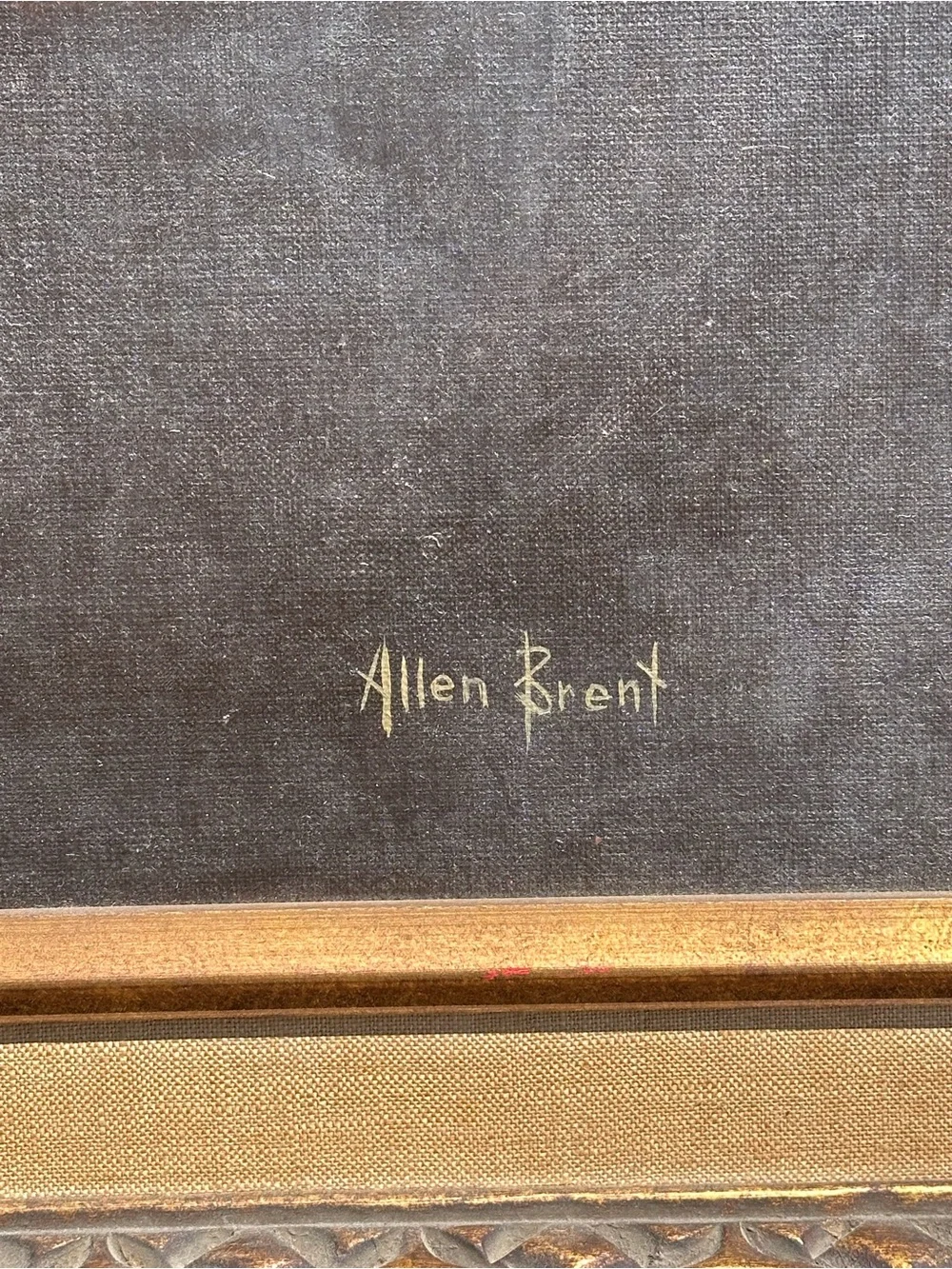 Allen B. By Allen Schwartz Portrait in Black and Gold